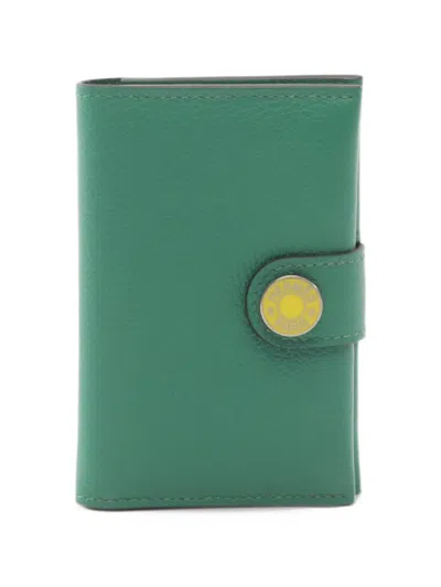 Pre-owned Hermes 2023 R.m.s Card Case In Green