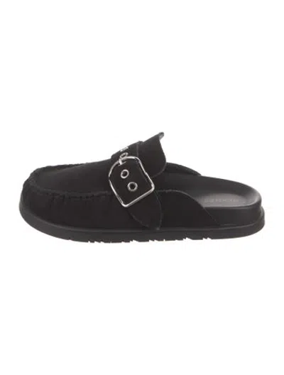 Pre-owned Hermes 2024 Go Mules In Black