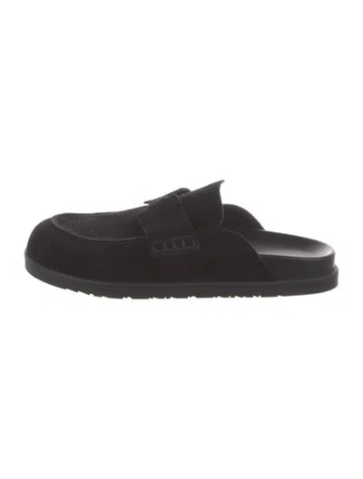 Pre-owned Hermes 2024 Go Mules In Black