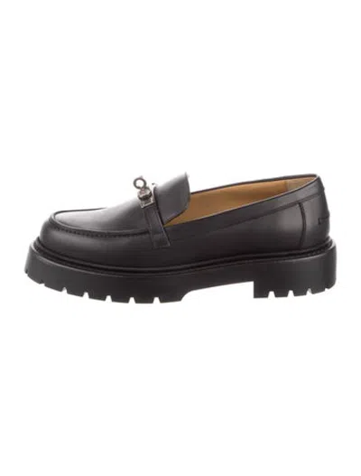 Pre-owned Hermes 2024 Icone Loafers In Black
