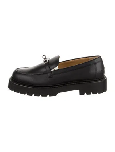 Pre-owned Hermes 2024 Icone Loafers In Black