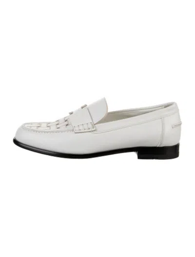 Pre-owned Hermes 2024 Kennedy Loafers In White