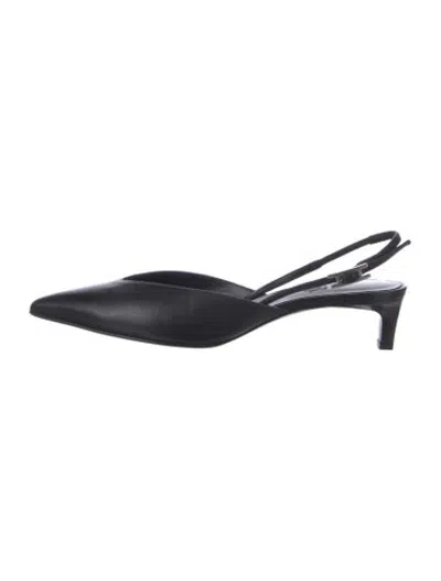 Pre-owned Hermes 2026 Nicoletta 40 Slingback Pumps In Black
