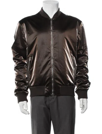 Pre-owned Hermes Bomber Jacket In Brown