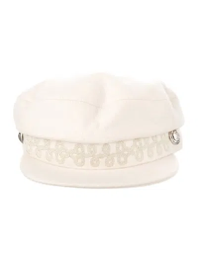 Pre-owned Hermes Cabourg En Finesse Cap In Neutrals