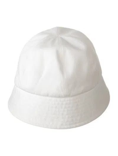 Pre-owned Hermes Canvas Bucket Hat In Neutrals