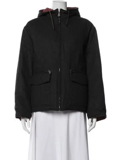 Pre-owned Hermes Cashmere Jacket In Blue