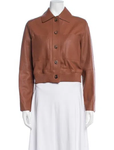 Pre-owned Hermes Deer Jacket In Brown