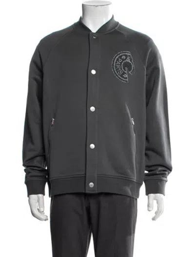 Pre-owned Hermes Graphic Print Jacket In Grey