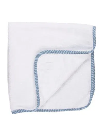 Pre-owned Hermes Hooded Baby Bath Towel In Blue