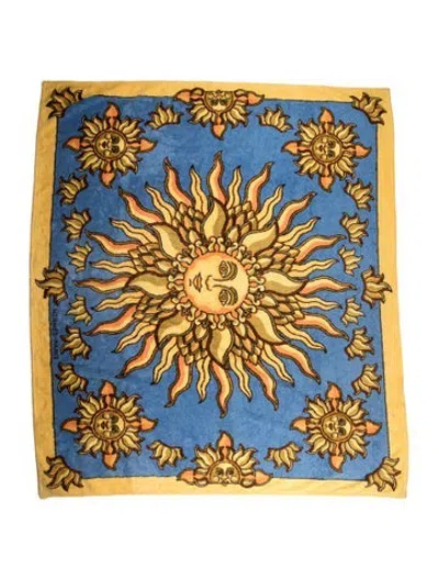 Pre-owned Hermes Large Gloria Soli Beach Towel In Multicolor