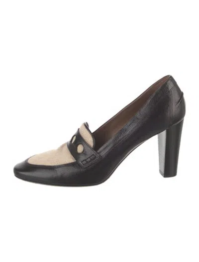 Pre-owned Hermes Leather Pumps In Black