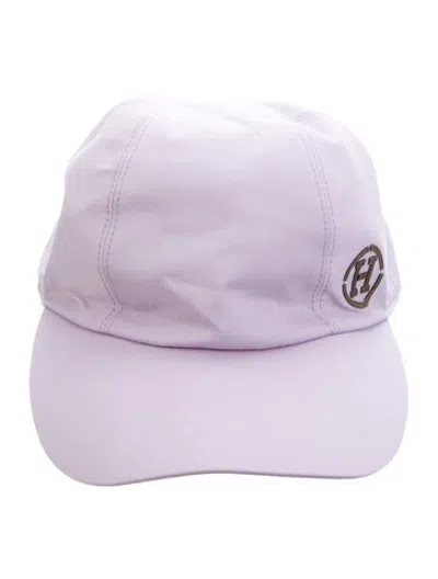 Pre-owned Hermes Miles H Circle Cap In Purple