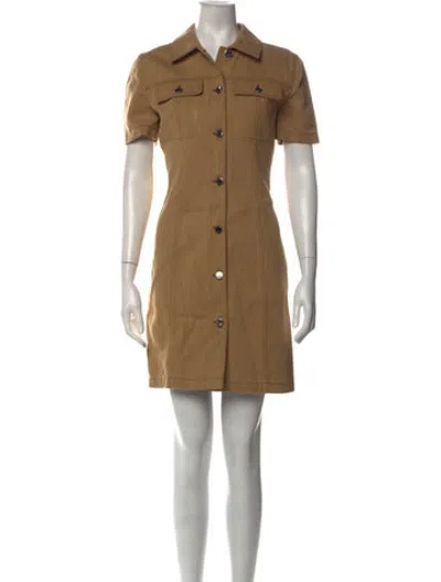 Pre-owned Hermes Mini Dress In Neutrals