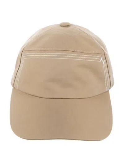 Pre-owned Hermes Neo Jump Stitch Cap In Neutrals
