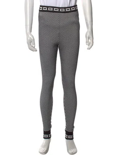 Pre-owned Hermes Patterned Pants In Black