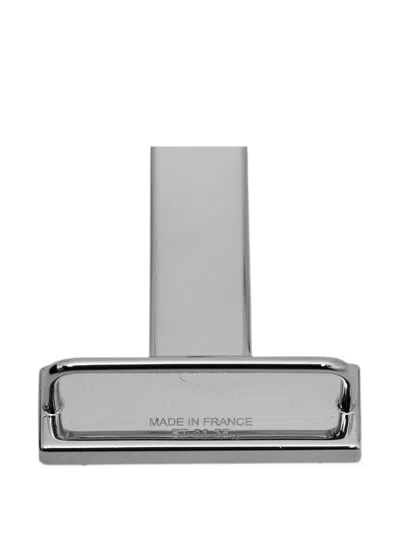 Pre-owned Hermes Quizz H Belt Buckle In Silver