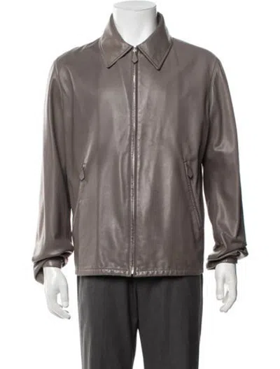 Pre-owned Hermes Reversible Jacket In Grey