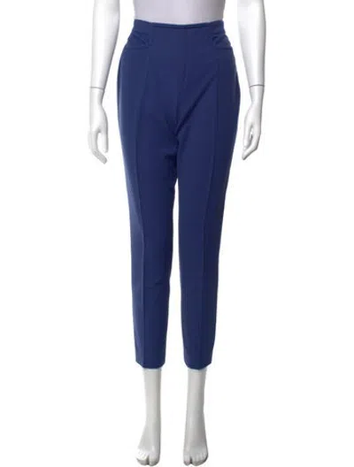 Pre-owned Hermes Straight Leg Pants In Blue