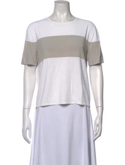Pre-owned Hermes Vintage 2004 T-shirt In White