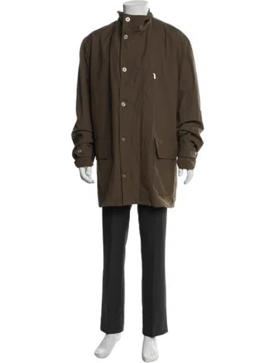 Pre-owned Hermes Vintage Utility Jacket In Brown