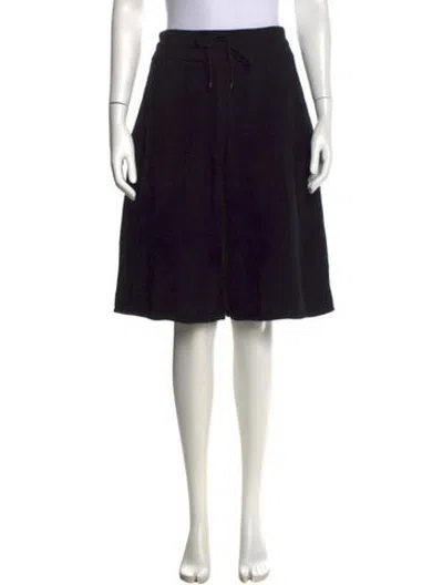 Pre-owned Hermes Virgin Wool Knee-length Shorts W/ Tags In Black