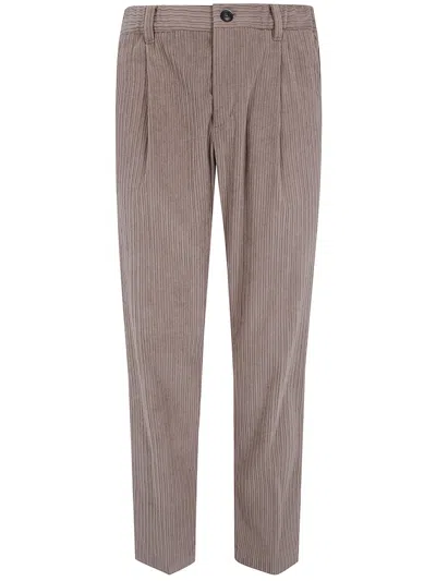 Herno Classic Man Trousers In Brown