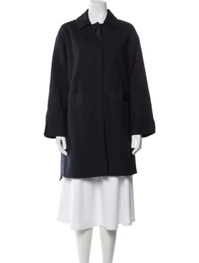 Pre-owned Herno Coat In Blue