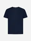 Herno Cotton T-shirt In Navy Blue