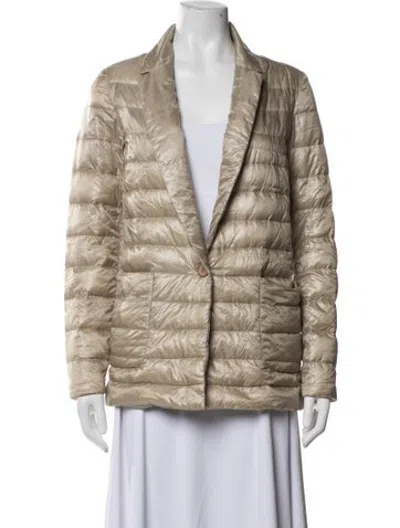 Pre-owned Herno Down Jacket In Neutrals