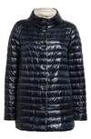 Herno Reversible Ultralight Down Jacket In 9294 Navy To Grey
