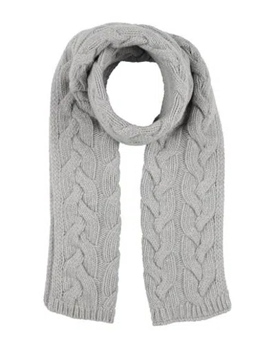 Herno Woman Scarf Light Grey Size - Wool In Gray