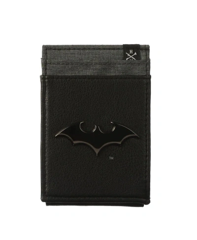 Heroes & Villains Men's And Women's  Batman Money Clip Wallet In Black