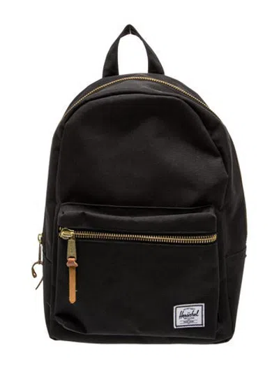 Pre-owned Herschel Supply Co Canvas Backpack In Black