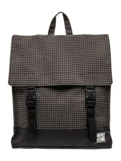 Pre-owned Herschel Supply Co Nylon Backpack In Black