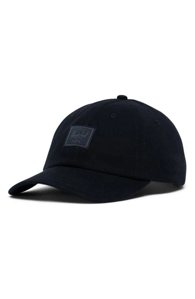 Herschel Supply Co Sylas Classic Baseball Cap In Black