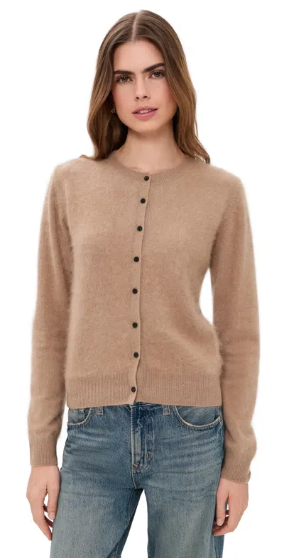 Herskind Roselle Knit Cardigan Croissant In Brown