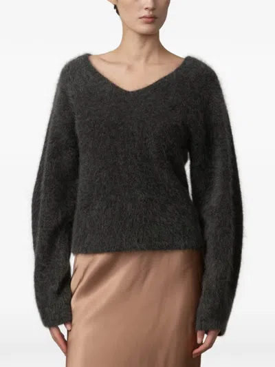 Herskind Simona Brushed Sweater In Gray