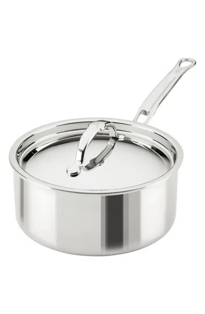 Hestan Probond Luxe 3-quart Saucepan & Lid Set In Silver