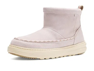 Hey Dude Remi Toastee Boots Suede Women's Boots Cloud Grey: 10 M In Neutral