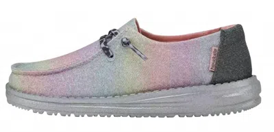 Hey Dude Kids' Youth Girls' Wendy Loafer Shoes In Sunset In Multi
