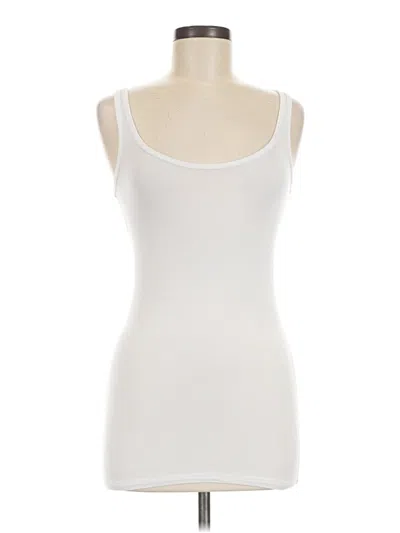 Pre-owned Hinge Tank Top Ivory Strapless Neckline Tops