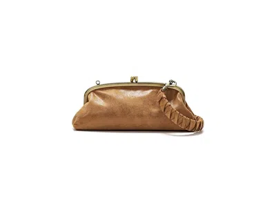Hobo Alba Frame Small Shoulder Shoulder Women's Handbags Whiskey, Leather
