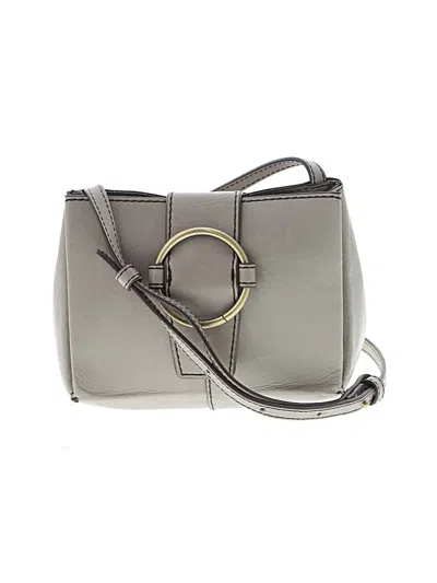 Pre-owned Hobo Bag Leather Crossbody Bag In Gray