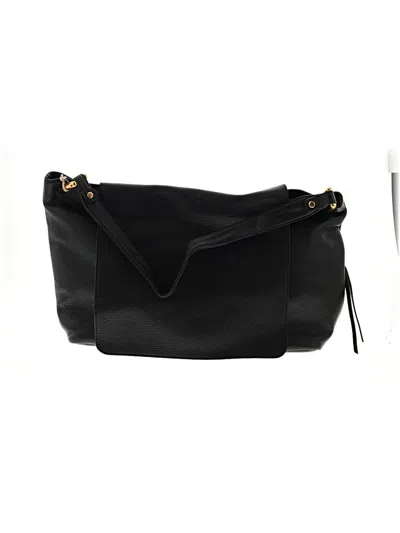 Pre-owned Hobo Bag Leather Shoulder Bag In Black