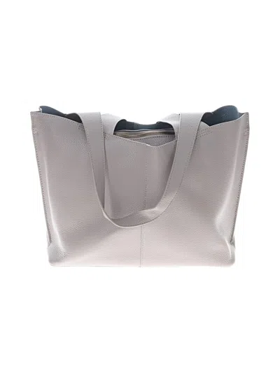 Pre-owned Hobo Bag Leather Tote Bag In Gray