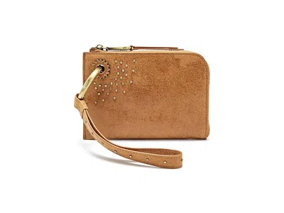Hobo Jett Cc Wristlet Wallet Women's Handbags Whiskey, Leather