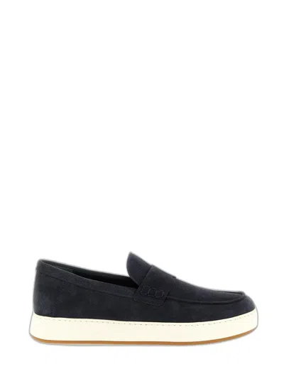 Hogan Blu Navy  Loafer In Blue