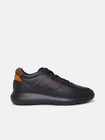 Hogan Interactive 3 Black Leather Sneakers
