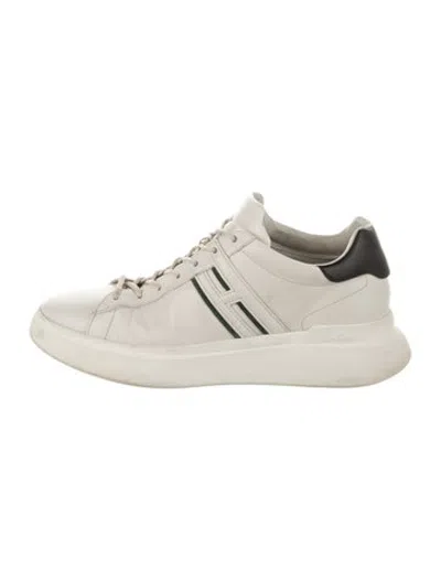 Pre-owned Hogan Leather Sneakers In Neutrals/white